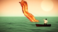 bacon and the sea